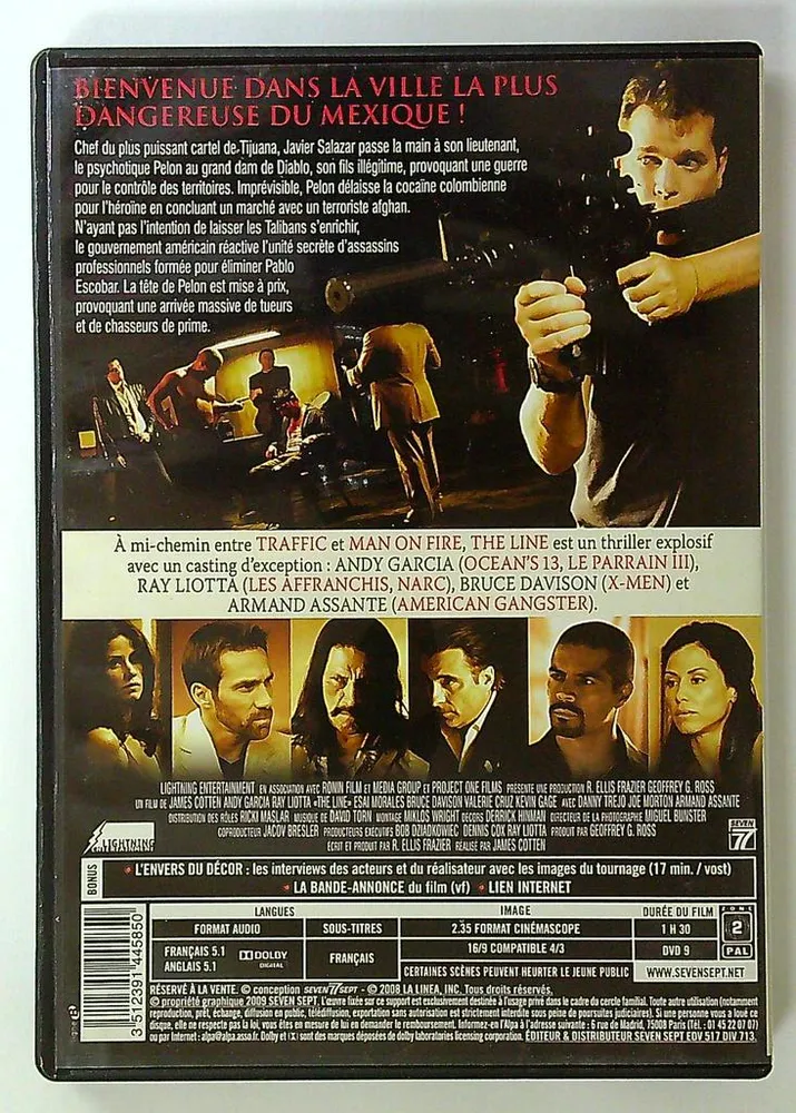 Dvd Line ray Liotta Andy Garcia Thriller