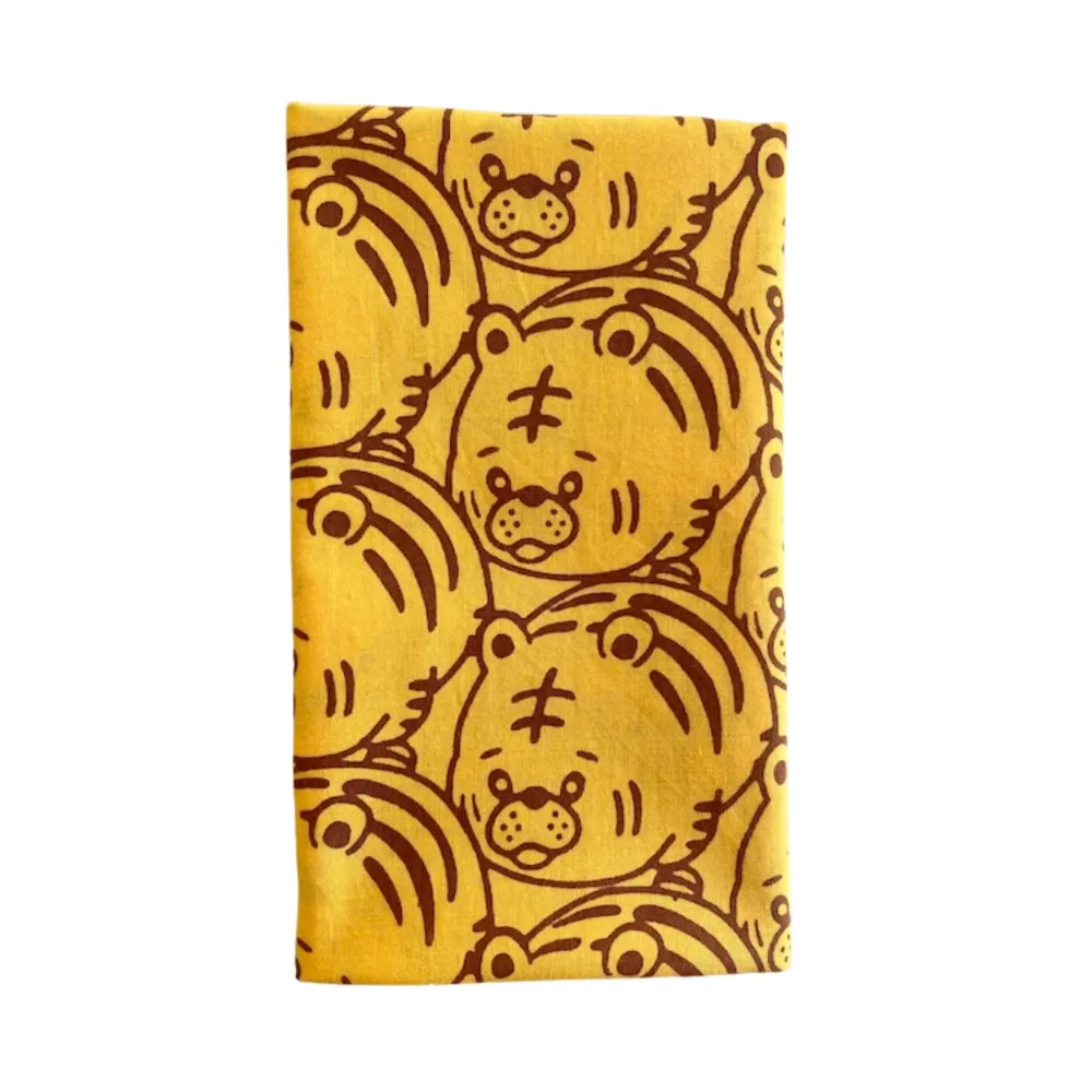 Magasin Kitaya, teinture à la main de Hamamatsu, serviette en tissu pour l'année du tigre 喜多屋商店