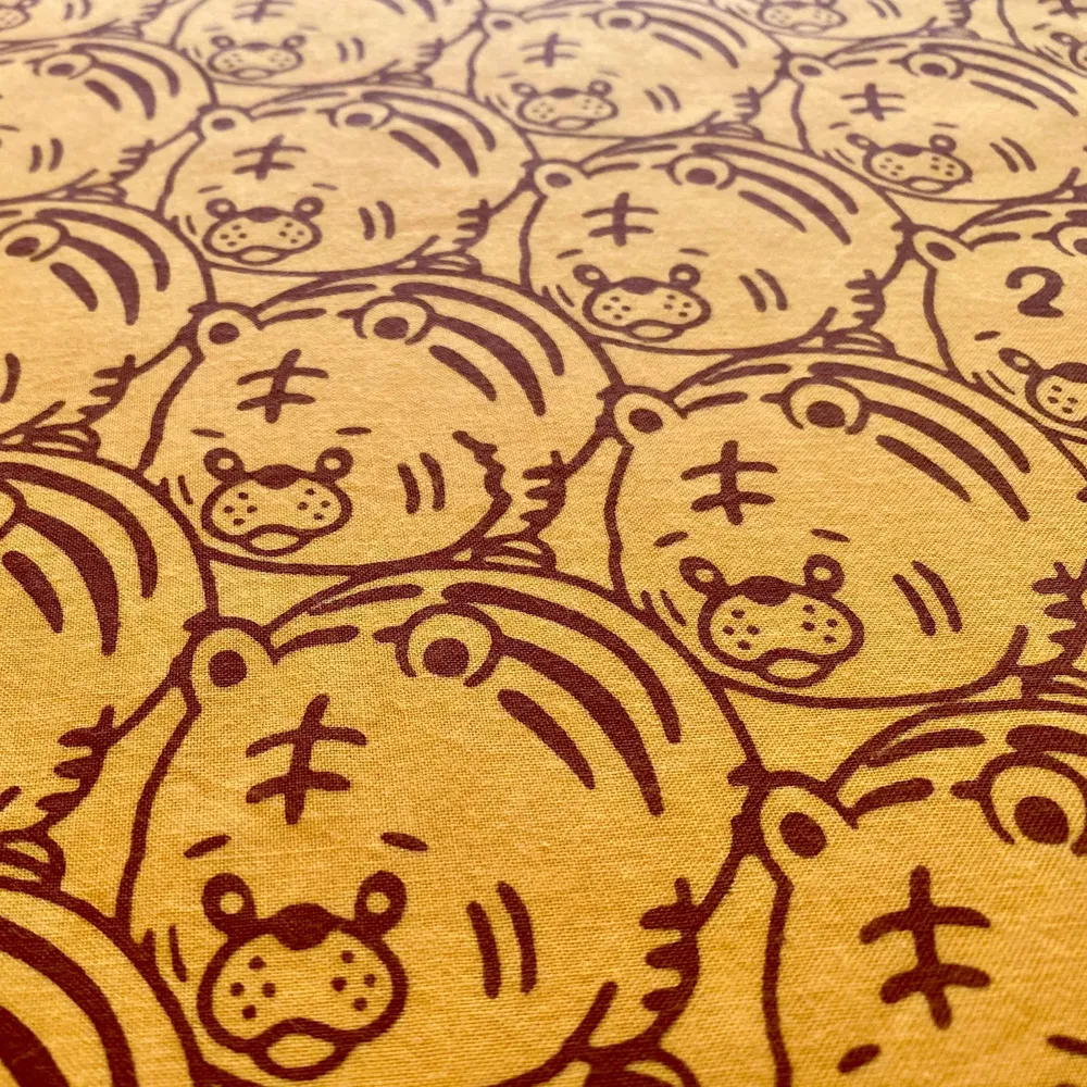 Magasin Kitaya, teinture à la main de Hamamatsu, serviette en tissu pour l'année du tigre 喜多屋商店