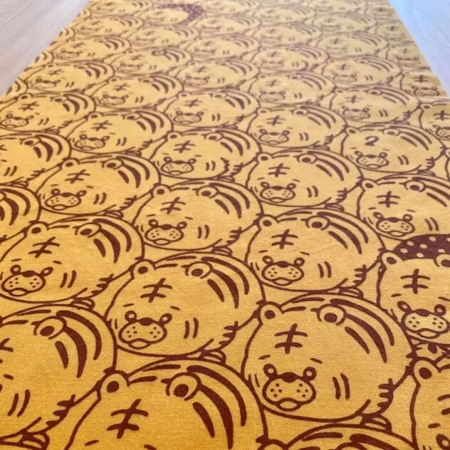 Magasin Kitaya, teinture à la main de Hamamatsu, serviette en tissu pour l'année du tigre 喜多屋商店