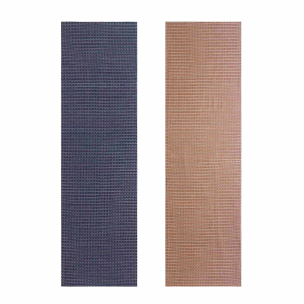 Nouvelle teinture Edo, magasin Marukyu, serviette longue 〈billes de boulier〉 新江戸染 丸久商店
