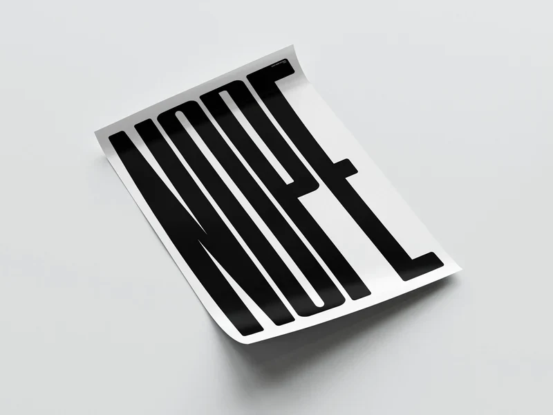 Nope Noir - Affiche A4 East Side Studio