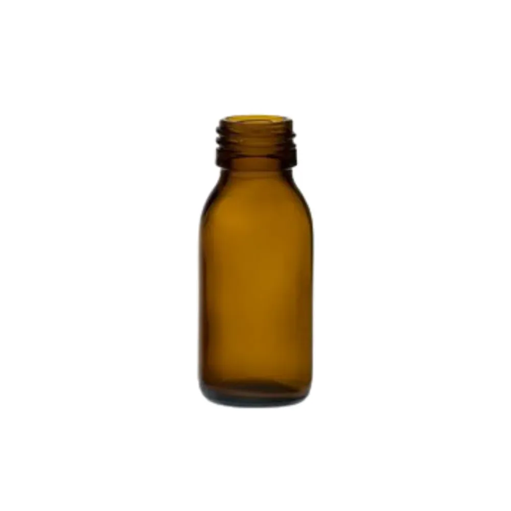 100 ml bouteille d'ambre en verre apothicaire Eco Candle Project