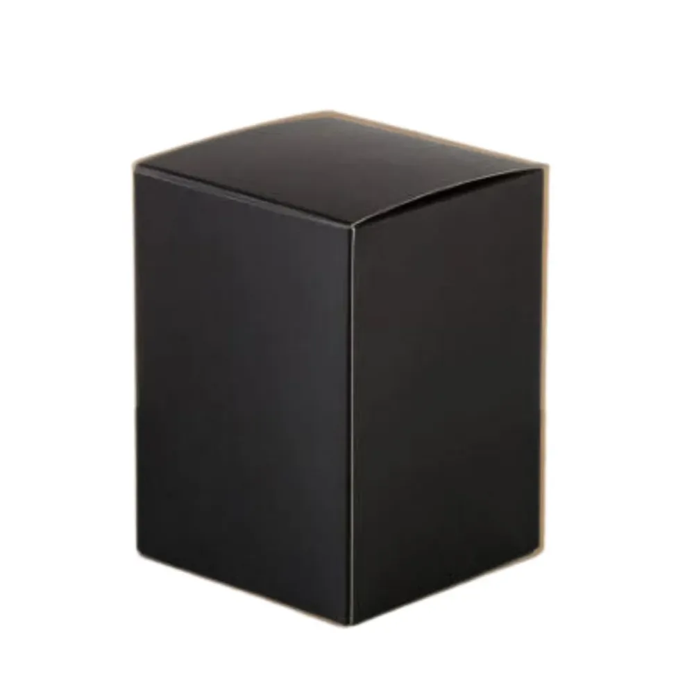 Boîte à bougies noire moyenne avec insert Eco Candle Project
