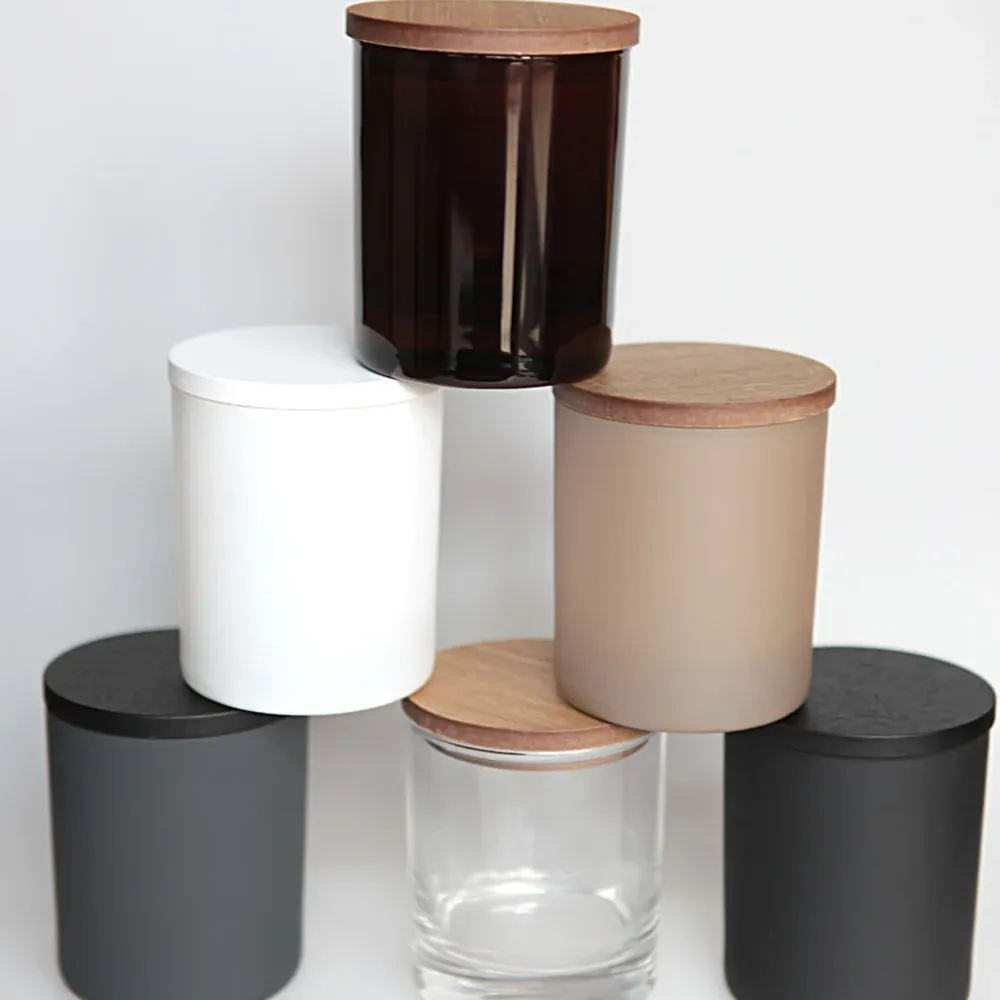 Couvercle en bois noir Eco Candle Project