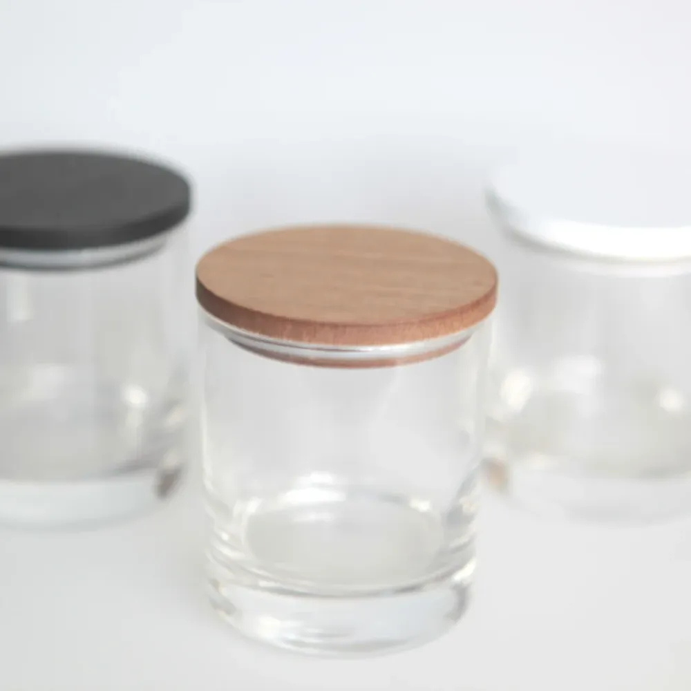 Couvercle en bois noir Eco Candle Project