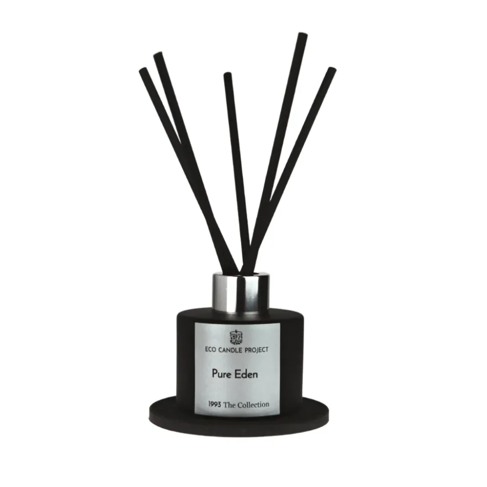 Ensemble de cadeaux de diffuseur roseau de luxe en argent Eco Candle Project