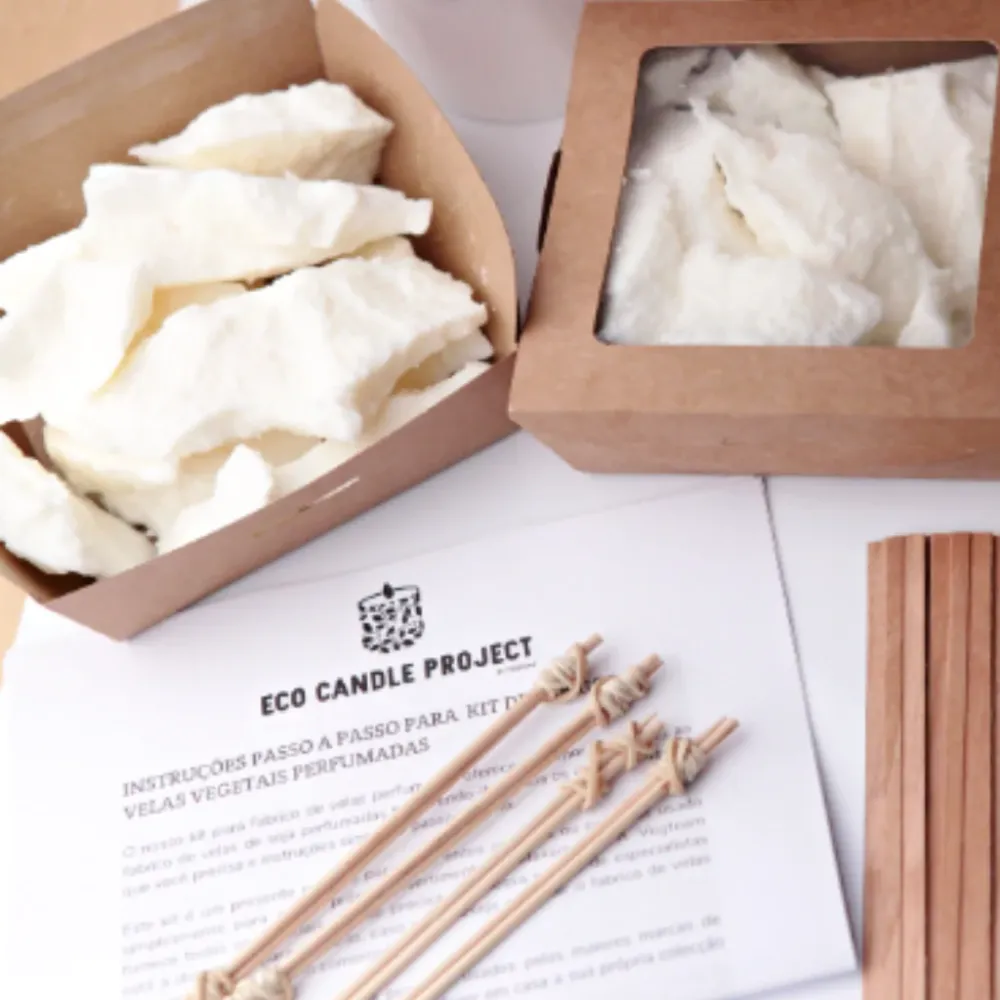 Kit de bougie de luxe Star en or rose Eco Candle Project