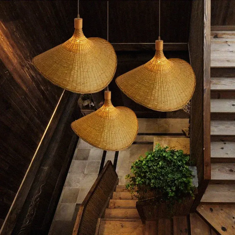 EcoLumière - Suspension en Bambou Tressé