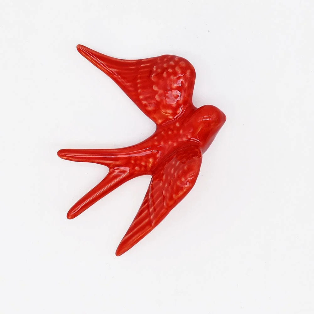 Grandes hirondelles en céramique 15cm - 20 couleurs ELIO