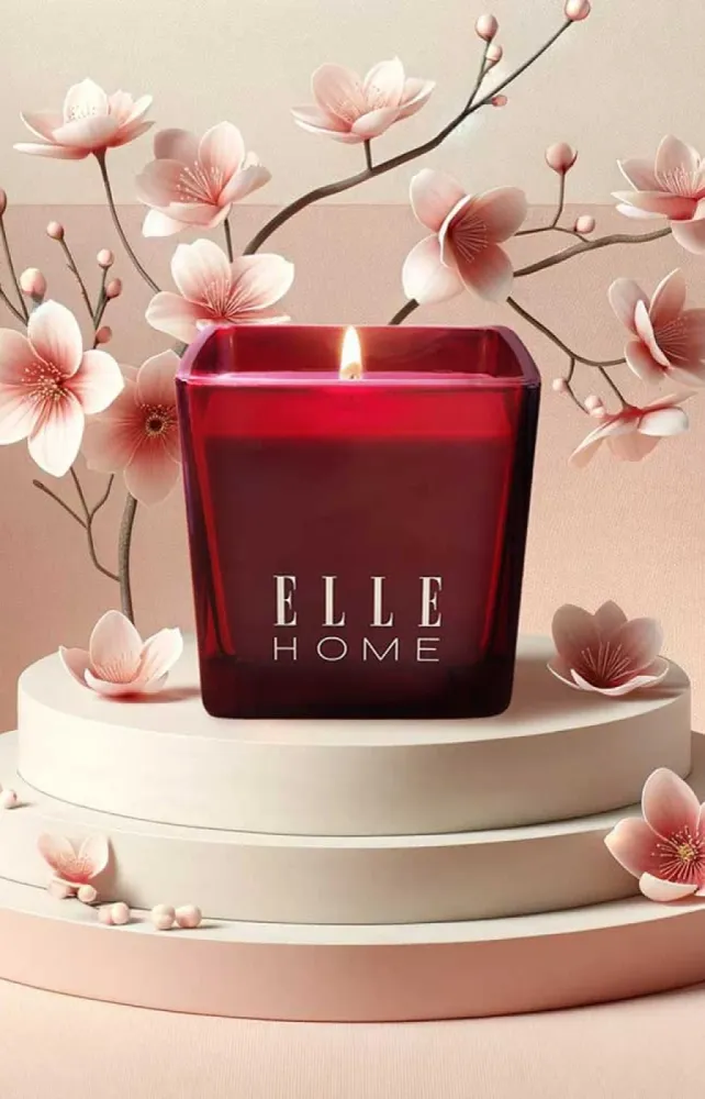 Bougie parfumée - Sakura - Floral - 215 g Elle Decoration