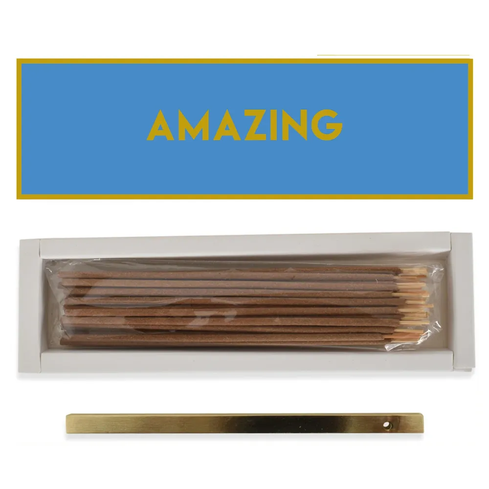Encens bâtonnets glam amazing ocean avec support