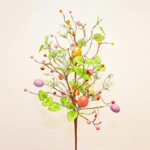 Enchante Guilded Easter Egg Branch, Pink Multi