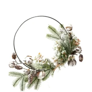 Enchante Sparkle Cotton Wire Wreath