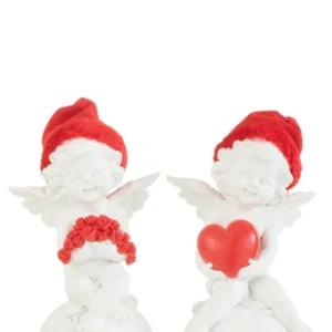 Engel Op Bal Hoed Poly Rood/Wit Groot Assortiment Van 2