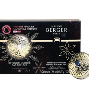 Ensemble de parfum auto Maison Berger - Autodiffuseur - Pomelis - 3 pièces