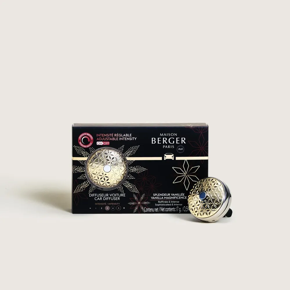Ensemble de parfum auto Maison Berger - Autodiffuseur - Pomelis - 3 pièces