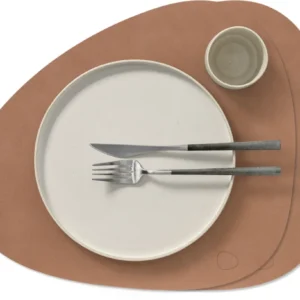 Ensemble de sets de table LIND DNA - en cuir - Nupo - 44 x 37 cm - 2 pièces