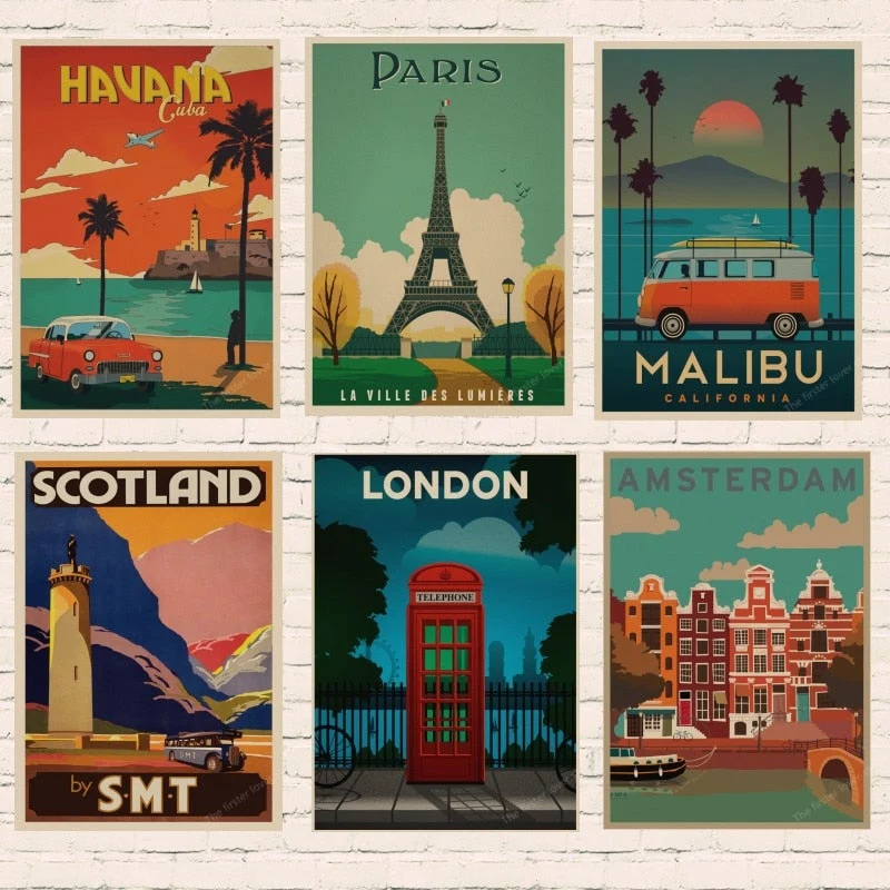 Poster Travel Vintage Éternel Vintage