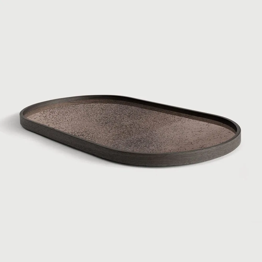 Ethnicraft Plateau en Miroir Aged - Bronze