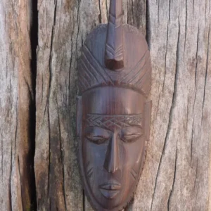Masque semainier africain en bois d'ébène - Art Africain Ethnikdeco