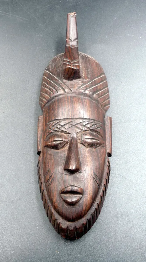 Masque semainier africain en bois d'ébène - Art Africain Ethnikdeco