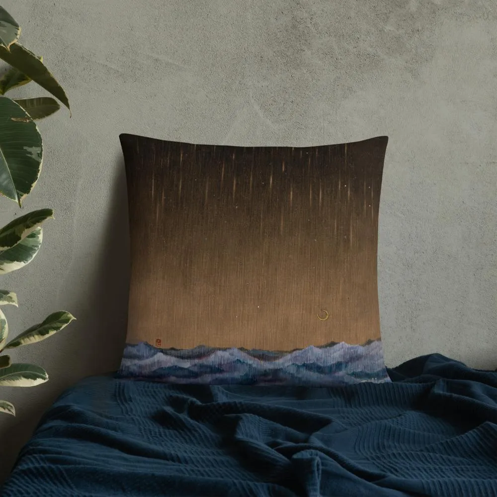 Marchez dans la nuit de la lumière 01 - Kunst Kissen Eunhee No