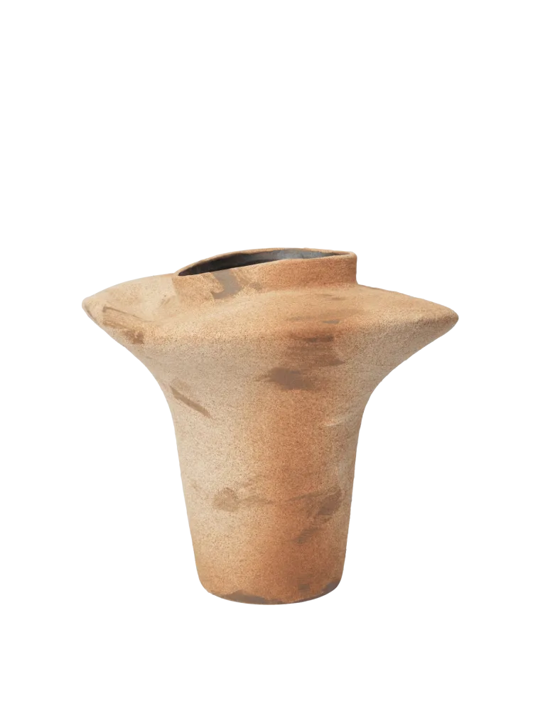 Evio Vase - Large - Burnt Umber