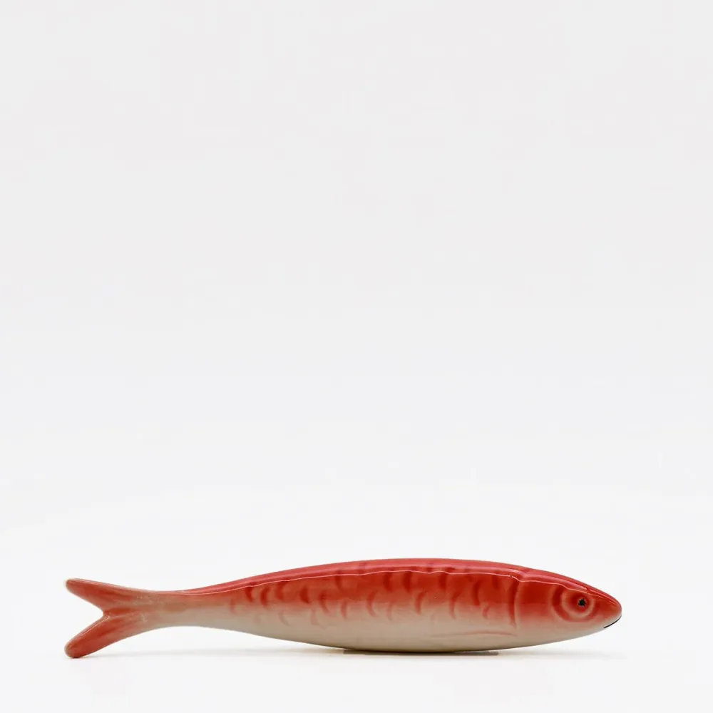 Sardine en céramique de Caldas da Rainha - Rouge FAIO