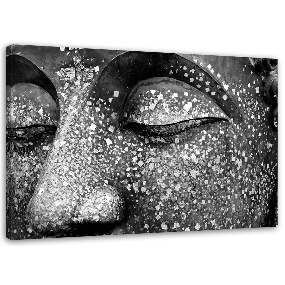 Impression sur toile, les yeux de Bouddha 60x40 Feeby