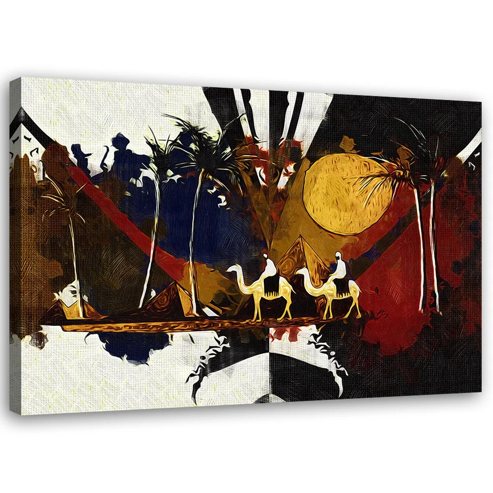 Impression sur toile, paysage africain 100x70 Feeby