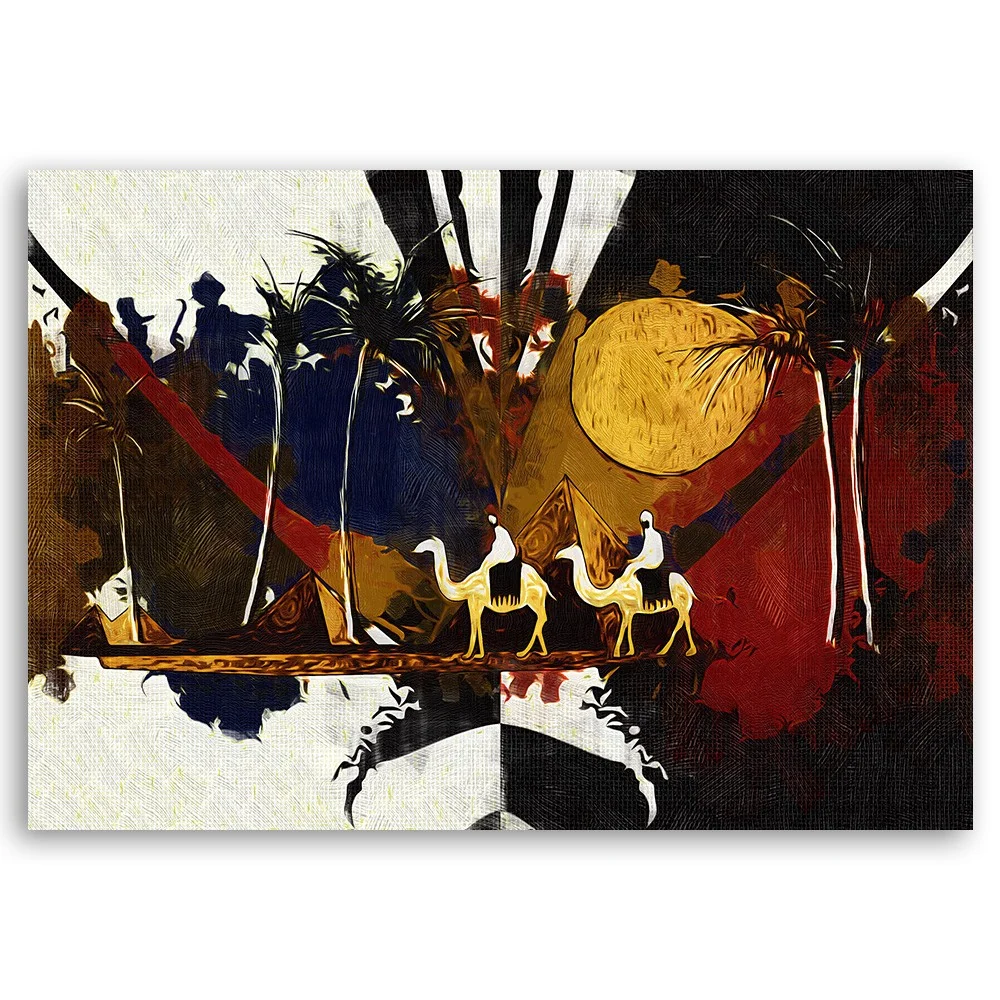 Impression sur toile, paysage africain 100x70 Feeby