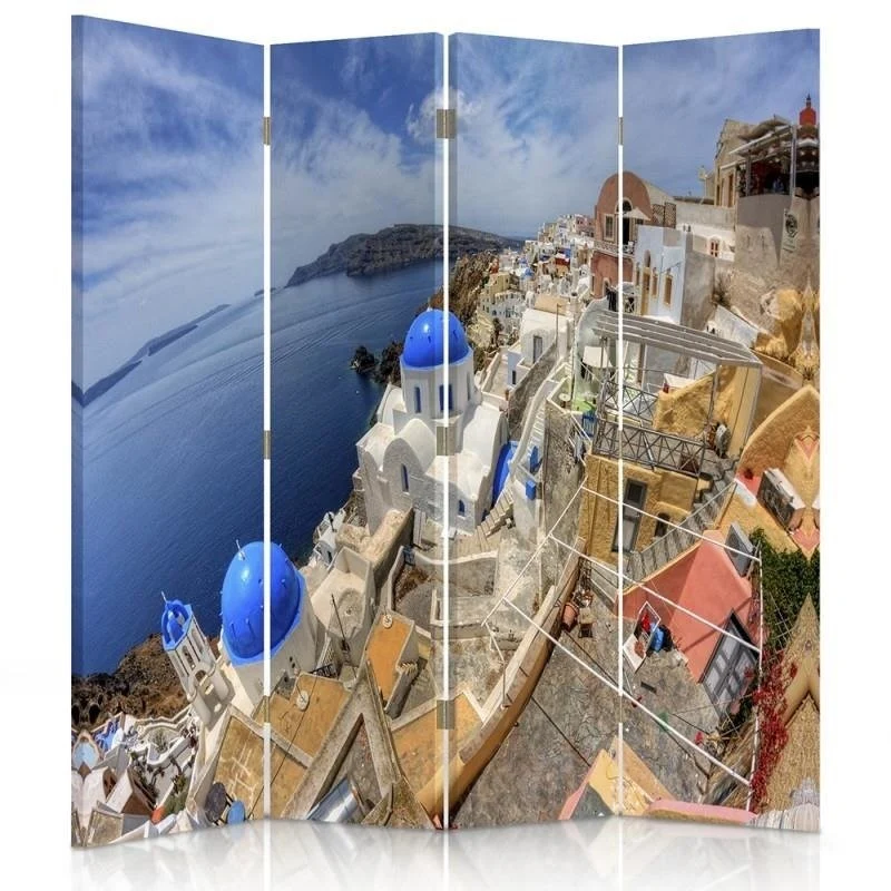 Paravent double face, Santorin Feeby