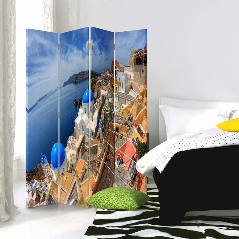 Paravent double face, Santorin Feeby