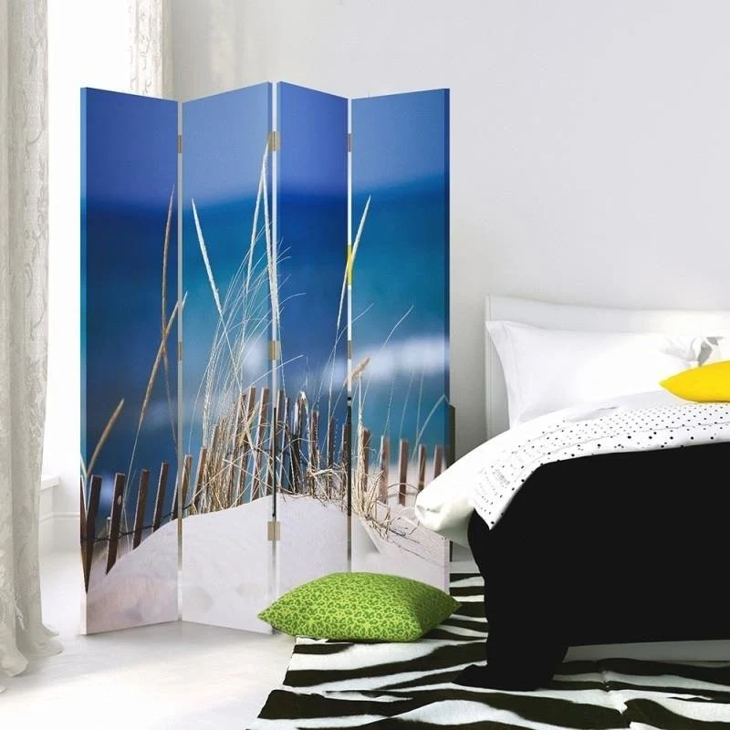 Paravent double face, vue agréable sur la plage Feeby