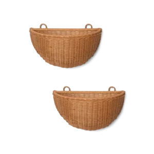 Braided Wall Pockets - Set 2 - Natural Ferm Living - COM