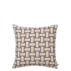 Lattice Cushion - Off-White/Black Ferm Living - COM