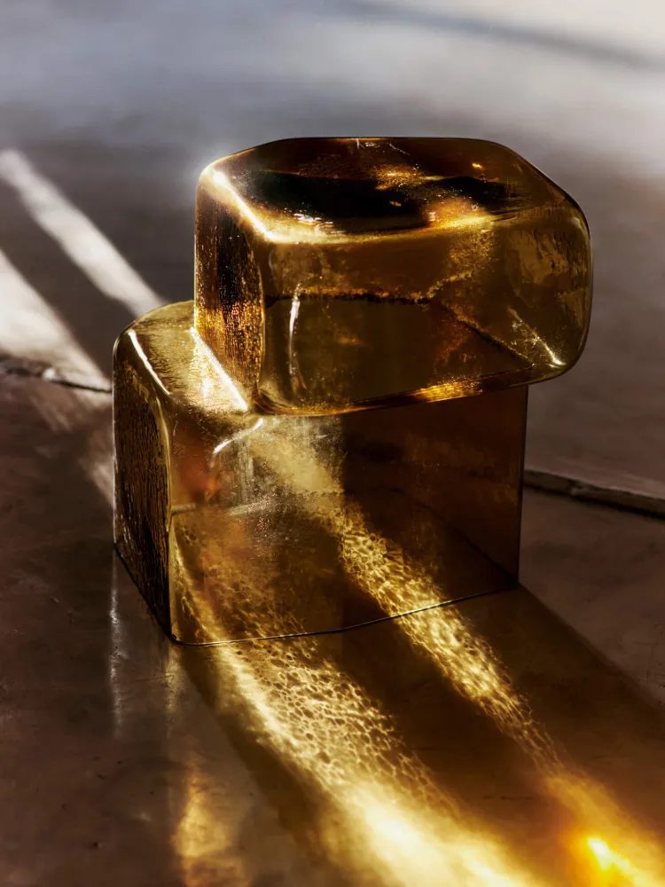 Oscil Sculpture - Recycled Amber Ferm Living - COM