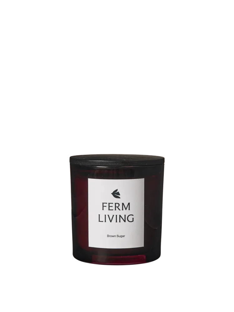 Vitto Scented Candle - Small - Dark Grape Ferm Living - COM