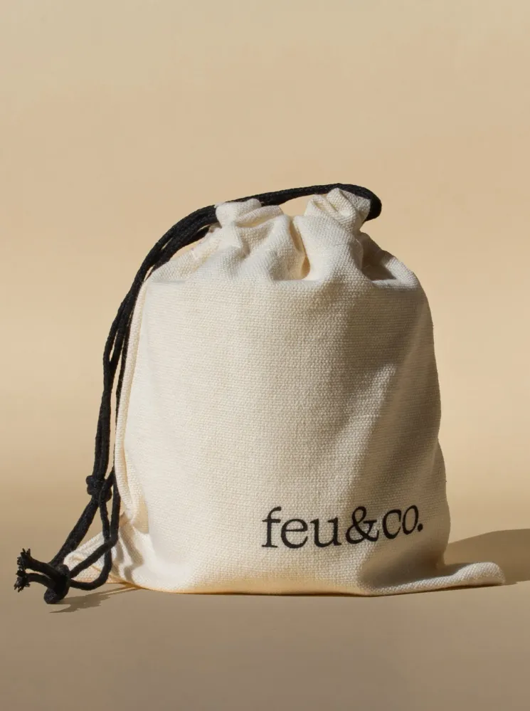 FEU & CO. Bougie Pêche et Crème FEU&CO