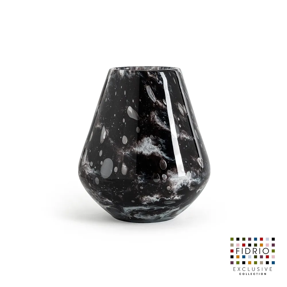 Fidrio - VASE BELIZE H22 D13 GRANITO