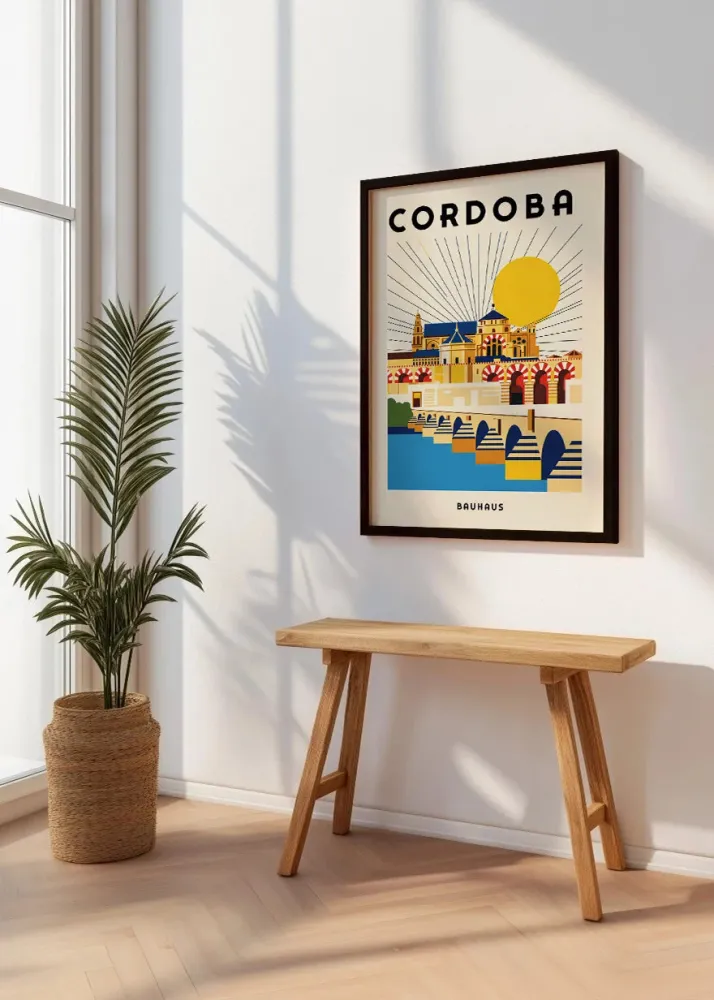 Affiche Córdoba Bauhaus Fine Artic
