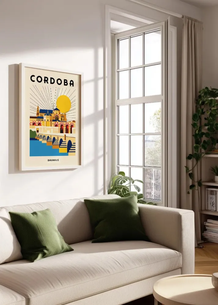 Affiche Córdoba Bauhaus Fine Artic