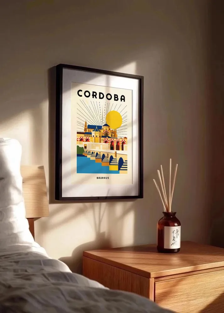 Affiche Córdoba Bauhaus Fine Artic