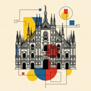 Affiche Milan Bauhaus Fine Artic