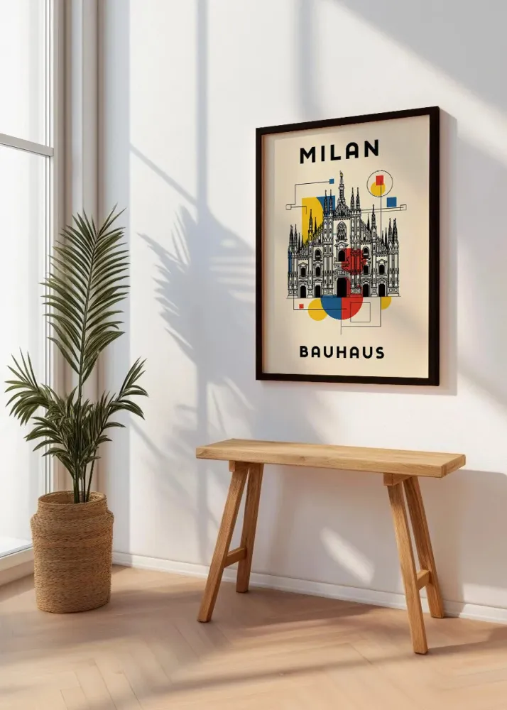 Affiche Milan Bauhaus Fine Artic