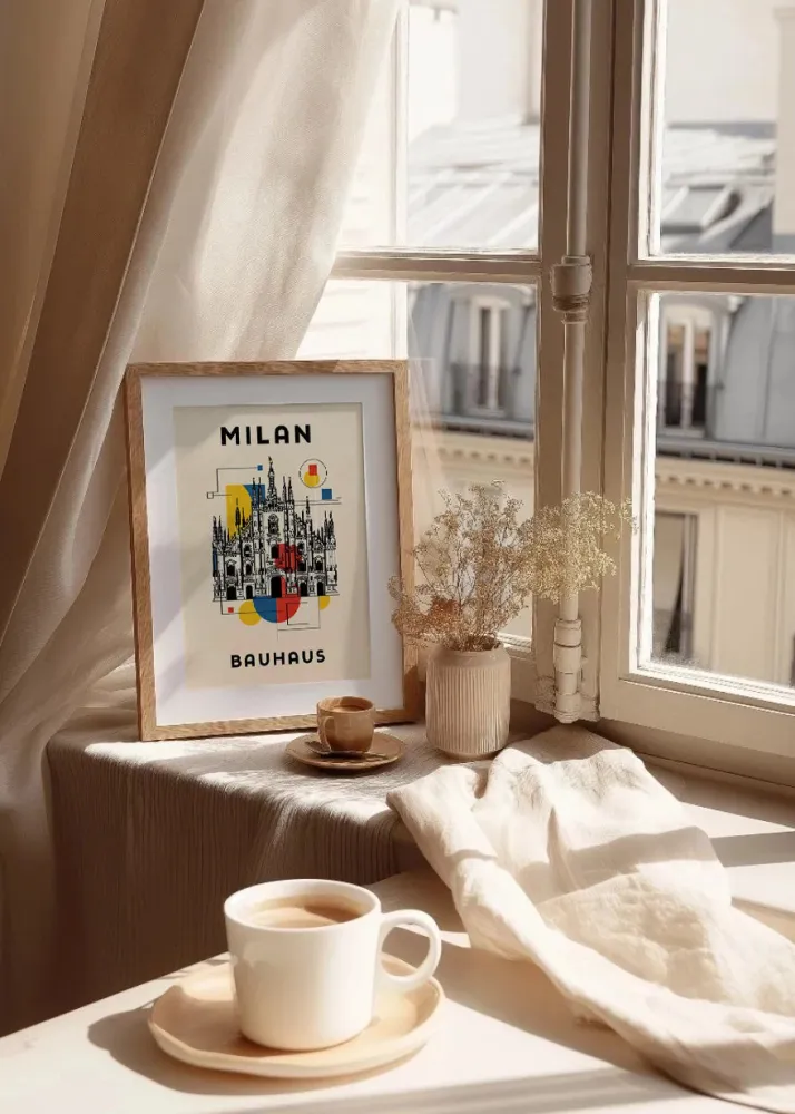 Affiche Milan Bauhaus Fine Artic