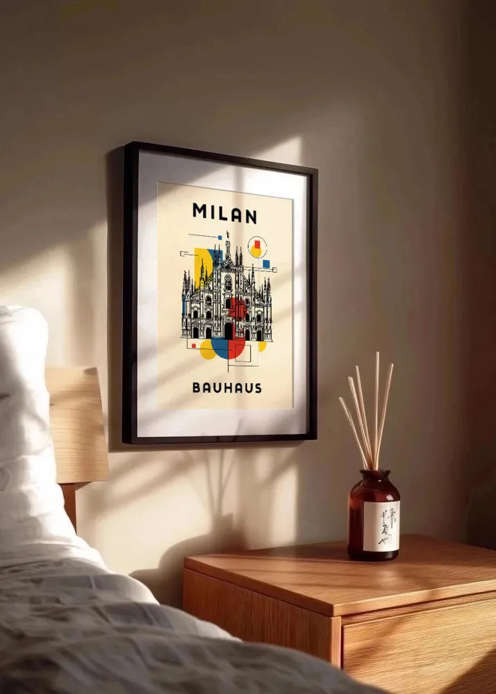 Affiche Milan Bauhaus Fine Artic