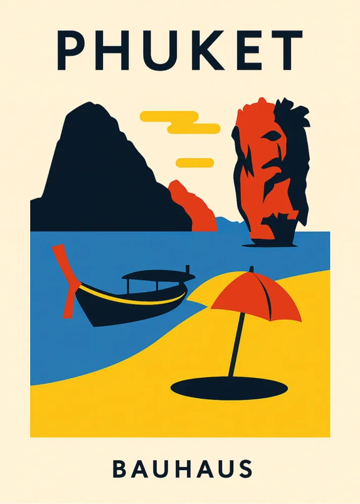 Affiche Phuket Bauhaus Fine Artic