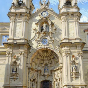 Basilique Sainte-Marie de Donostia style Van Gogh Fine Artic